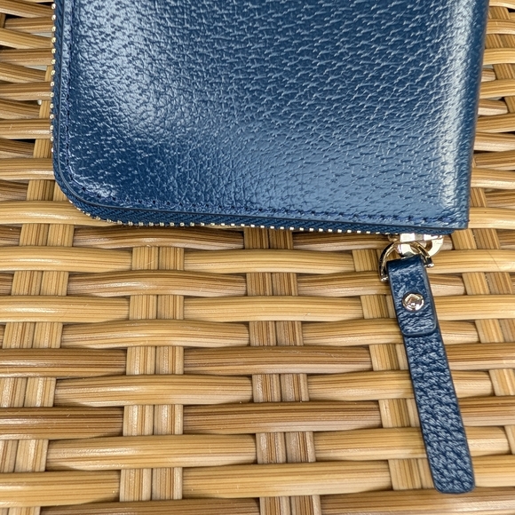 Kate Spade Grove Street Neda Leather Wrap Around Wallet Blazer Blue - Picture 16 of 16